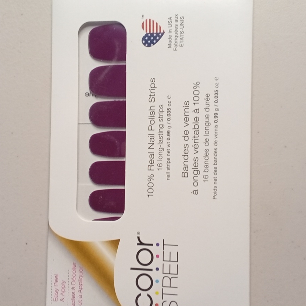 Color Street Nail Strip Retired Aberdeen Aubergine